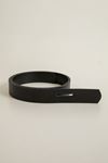 Faux Leather Fabric Gateway Women's Belt-Black