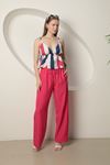 Aerobin Fabric Women's Trousers-Fuchsia