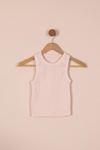 Camisole Fabric Halter Collar Women's Blouse-Powder