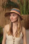 Women's Straw Hat-Camel