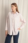 Linen Fabric Women's Powder Shirt