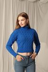 Knitwear Fabric Knit Detailed Women's Sweater