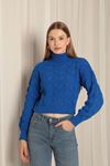 Knitwear Fabric Knit Detailed Women's Sweater