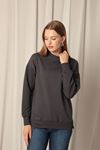 Two Yarn Fabric Women's Anthracite Sweat