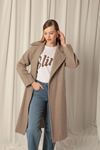 Women's Mink Coat with Cashmere Fabric Lining