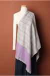 Striped Women's Lilac Shawl