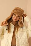 Furry Women's Mink Pilot Hat