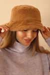 Plush Bucket Women's Mink Hat