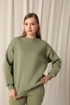 Zero Collar Women's Khaki Sweater