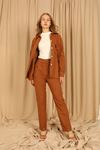 Cashmere Fabric Classic Women's Camel Trousers