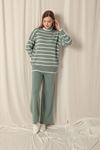 Knitwear Fabric Women's Mint Suit