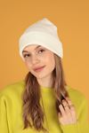 Plain Women's Ecru Beret