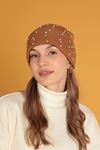 Women's Clay Beret with Pearls