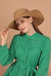 Straw Women's Hat-Camel